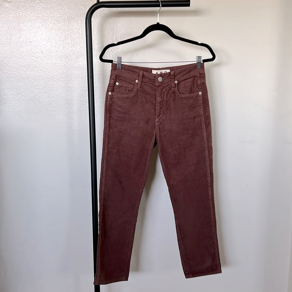 AMO chelsea crop corduroy